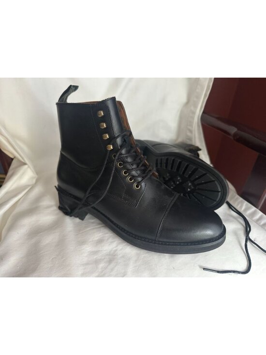 Polo Ralph Lauren Men’s Bryson Leather Cap-Toe Boot Size 10.5 NEW main image 8